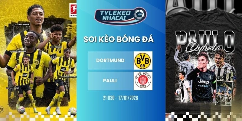 Soi kèo dự đoán trận Dortmund vs Pauli